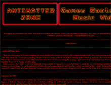 Tablet Screenshot of antimatterzone.com